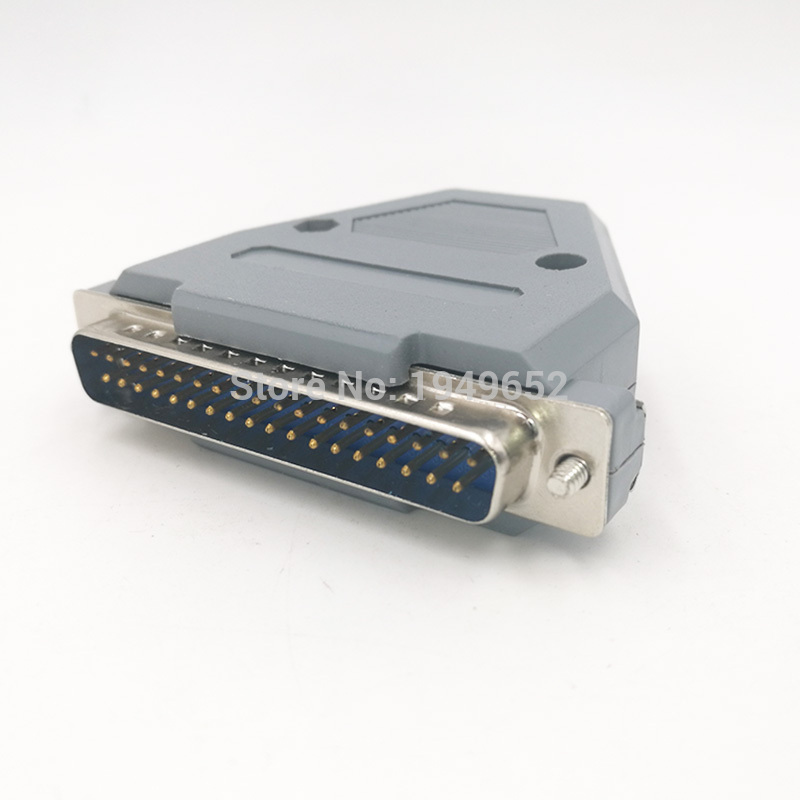 DB37 VGA plug Parallel Port 2row D sub connector 37hole/pin male&amp;female