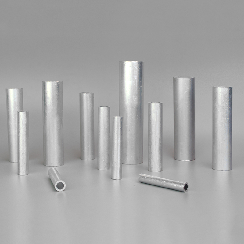 Connecteur de cosse de Tube, en aluminium, sans fil d'isolation, trou de câble, manchon de connexion, Terminal à sertir, 1 pièce, série GL