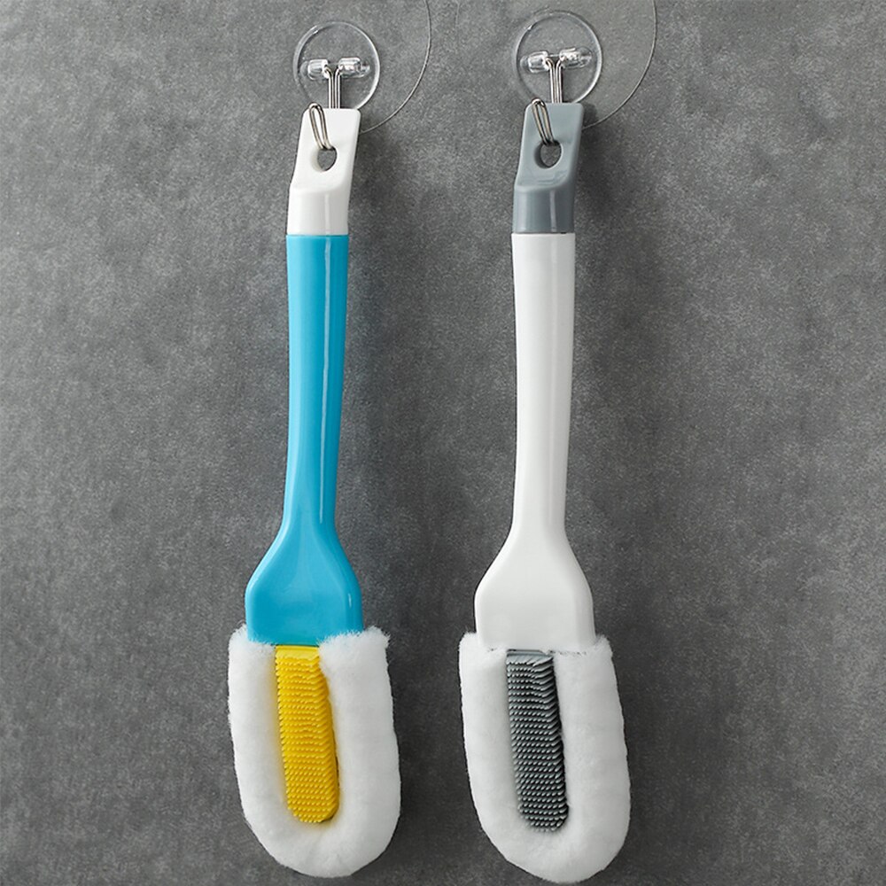 1Pcs Schoen Borstel Multifunctionele Wasborstel Schoenen Cleaner Huishoudelijke Lange Handvat Zachte Borstel Keuken Badkamer Gereedschap