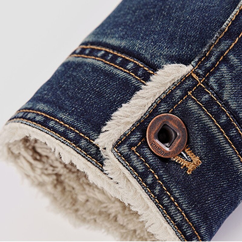 Cowboy jakke mænd afslappet ensfarvet denim jakker overfrakke mærke tøj jaqueta masculino 6xl jeans pelsfrakker