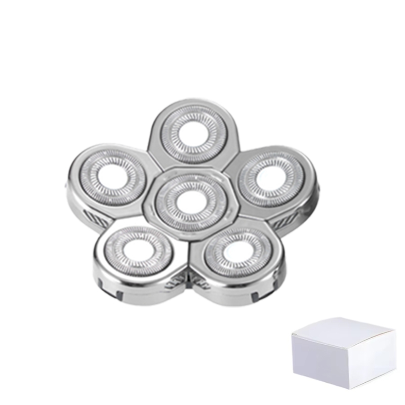 Replaceable 3D 4D 5D 6D 7D 8D 9D Electric Shaver Heads | Nose Trimmer, Hair Clipper & Facial Massage Heads: Red