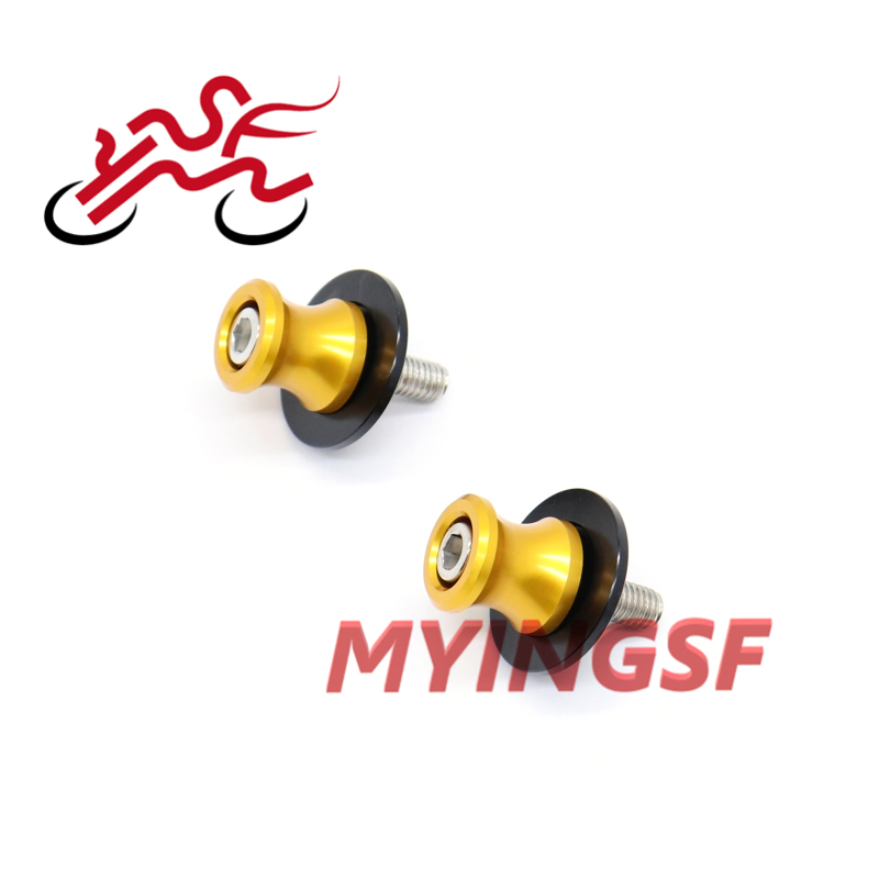 Svingarm spoler skyder til suzuki gsx 1300r hayabusa b-king sfv 650 gladius gsx -s 150/750/1000/ f motorcykel stativ skrue  m8