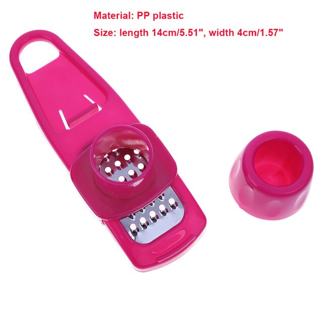 Presse-ail manuel multifonction courbe ail meulage trancheuse hachoir acier inoxydable ail Presses outil de cuisine Gadgets: 3