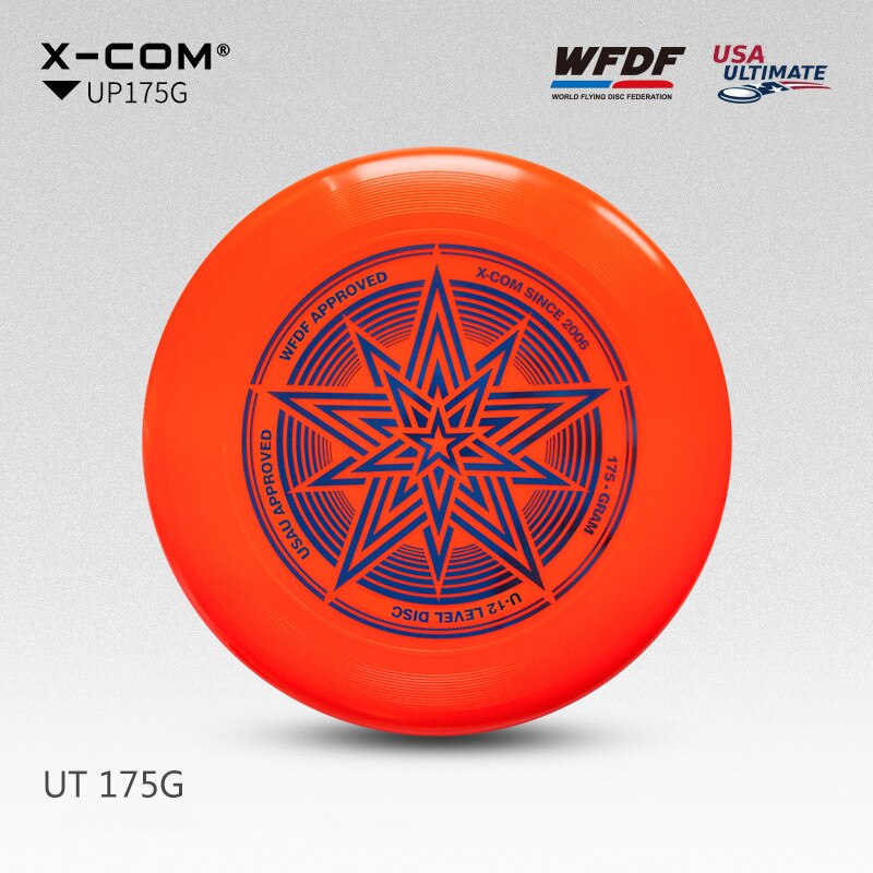 X-com ultimate flying disc sertifisert av wfdf for ultimate disc-konkurransesport 175g: Oransje