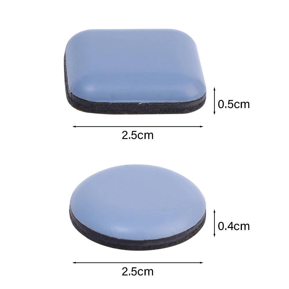 40-4PC Möbel Slider Pads Selbstklebende Boden Schutz Matte Anti Scratch Gummi Sofa Tisch Stuhl Beine Pad Möbel zubehör