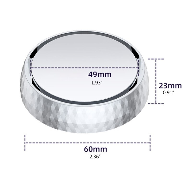 Rétroviseur de stationnement étanche rotatif à 360 °, 2 pièces, rétroviseur rond et grand Angle, accessoires de véhicule
