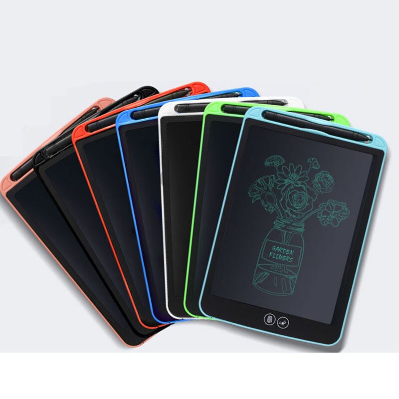 Tablero electrónico inteligente pizarra LCD de 12 pulgadas para negocios digitales infantiles luz energética pizarra Digital dibujo tableta pizarra