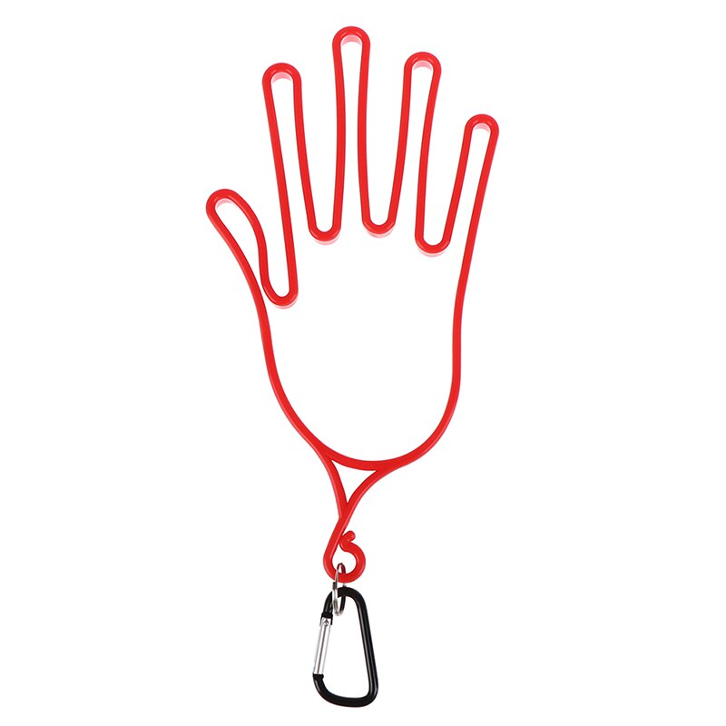 Golf Handschuhe Bahre Golfspieler Werkzeug Getriebe Kunststoff ABS Golf Handschuhe Halfter Gestell Trockner KleiderbüGel Bahre mit Gurt: RD