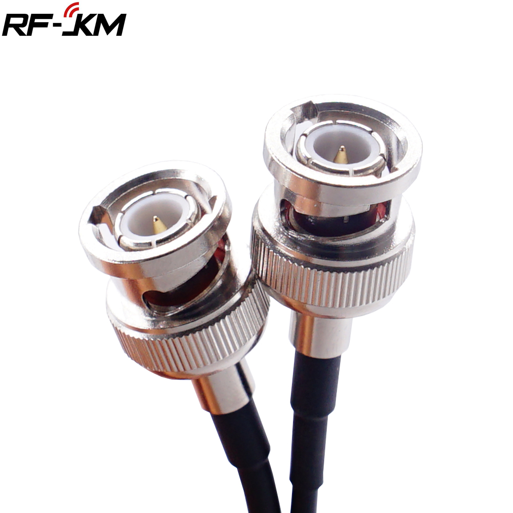 BNC Male To BNC Male Plug Connector Adapter Rf Pigtail Coaxial Rg174 Jumper Coax Extension Cable
