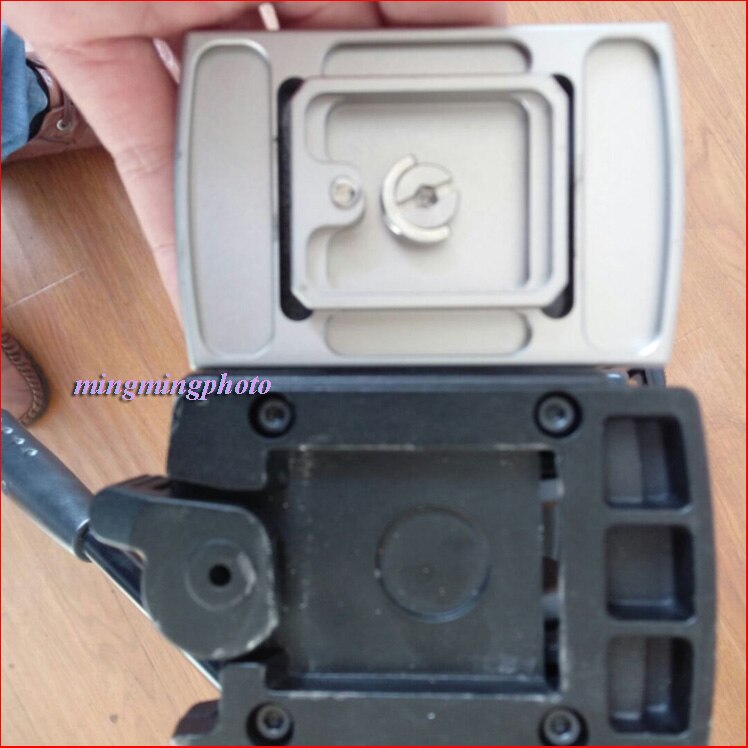 TH-650DV 1/4 Polegada Parafuso De Montagem Tripé Monopods Prato de Liberação Rápida Para A Câmera DSLR Libec TH-650, VD-2200, NTP-650, QVD-2000