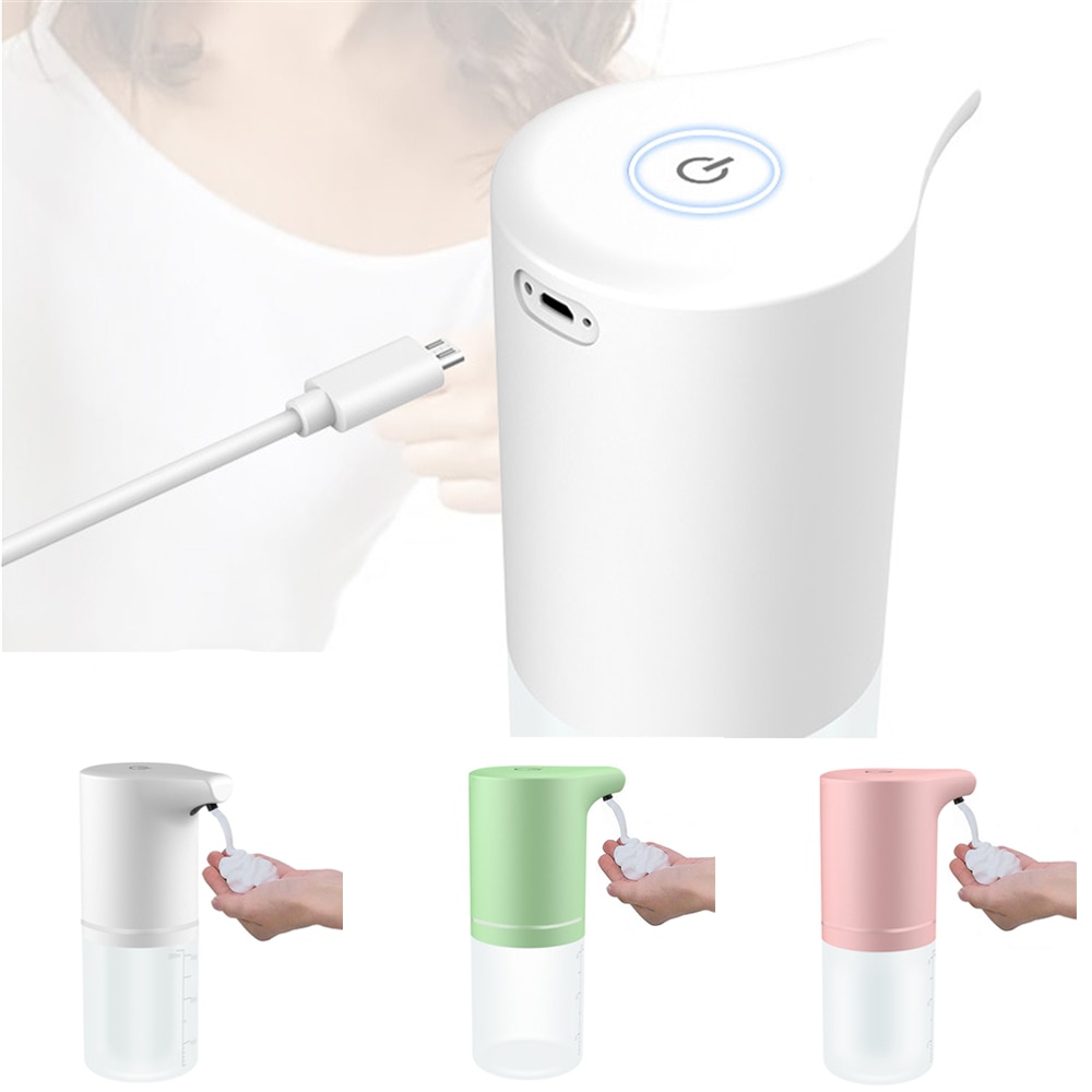 Intelligent Automatic Sensor Foam Dispenser Smart Sensor Rechargeable Liquid Soap Dispenser Touchless Hand Sanitizer Dispenser