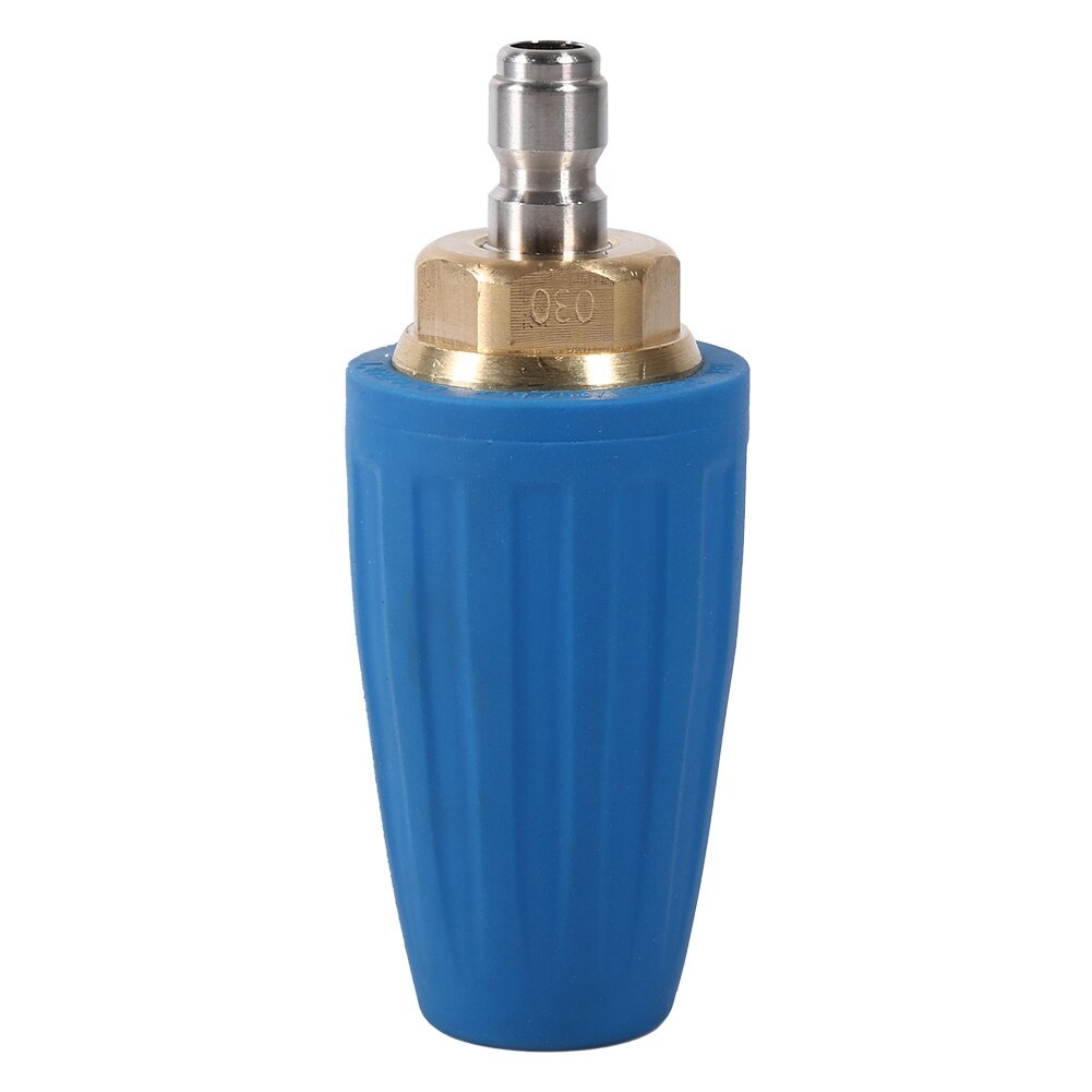 Boquilla Turbo giratoria de 1/4 ", accesorio de limpiador de alta presión de conexión rápida, boquilla Turbo de 3000PSI para lavado de coches