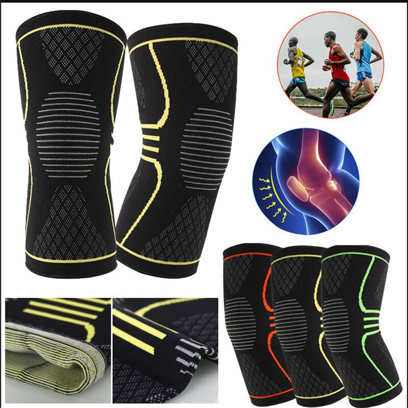 1PC Knie Unterstützung Knie Pads Brace Knie Protector Gym Gewichtheben Knie Wraps Verband Straps Schutz Kompression Knie Brace suppor