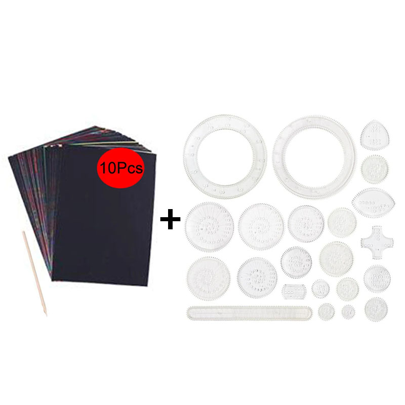 Funny Spirograph Drawing Toys Set Interlocking Gea... – Grandado