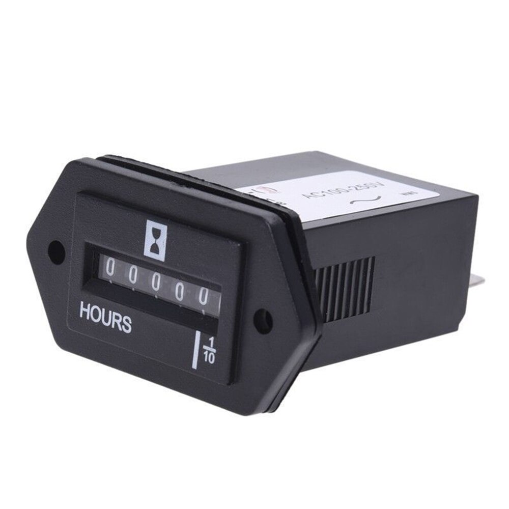 HM002 mechanische urenteller 6 V-80 V DC Black ABS auto urenteller Auto decoratie accessoires auto Timer gauge