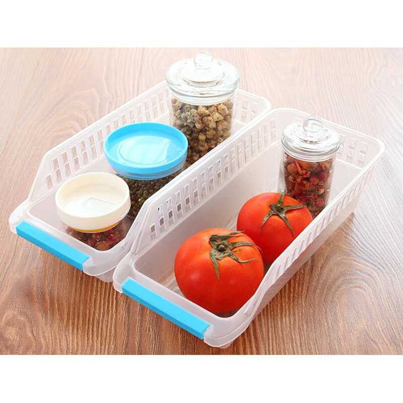 Kitchen Organizer Kitchen Refrigerator Storage Rack Fridge Shelf Holder Pull-out Drawer Organiser Space Saver Kitchen Storage