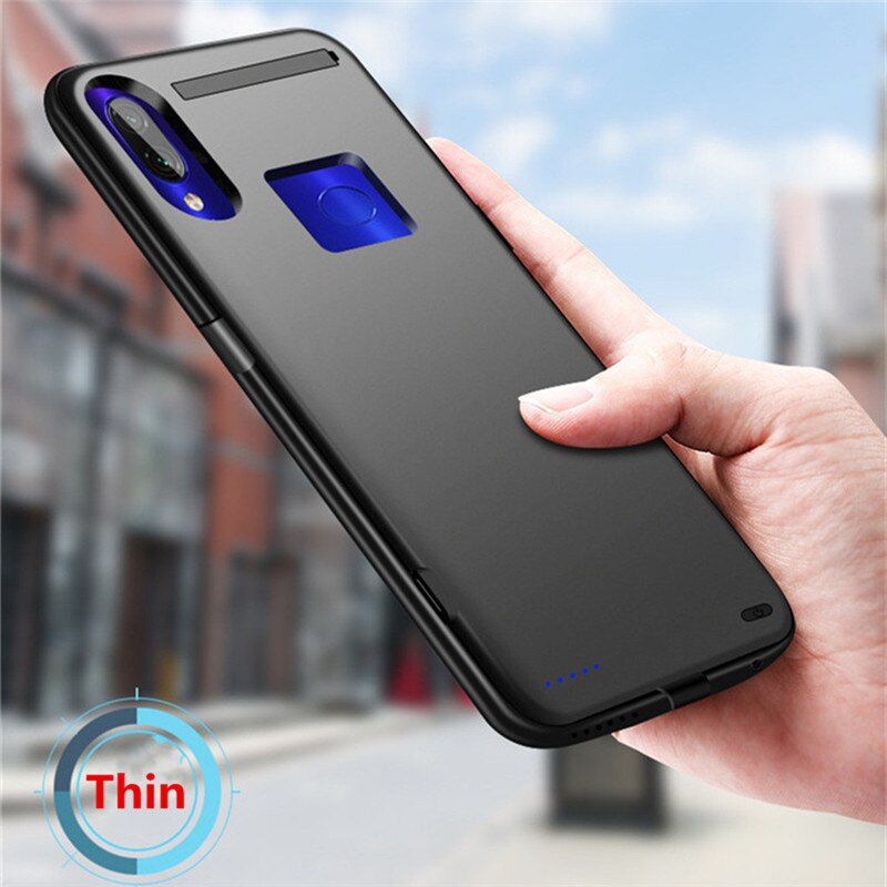 6800Mah Powerbank Batterij Opladen Cover Voor Xiaomi Redmi Note 7 Pro Draagbare Batterij Oplader Case Voor Redmi Note 7 batterij Case