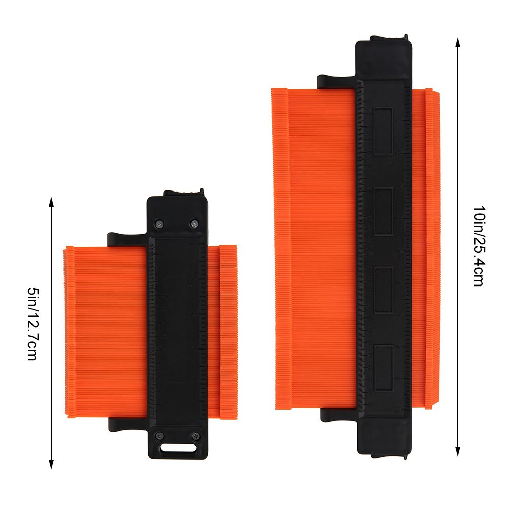 Lock Wider Contour Gauge Profile Tool Alloy Edge Shaping Wood Measure Ruler Laminate Tiles Meethulp Gauge Wood Marking Tool