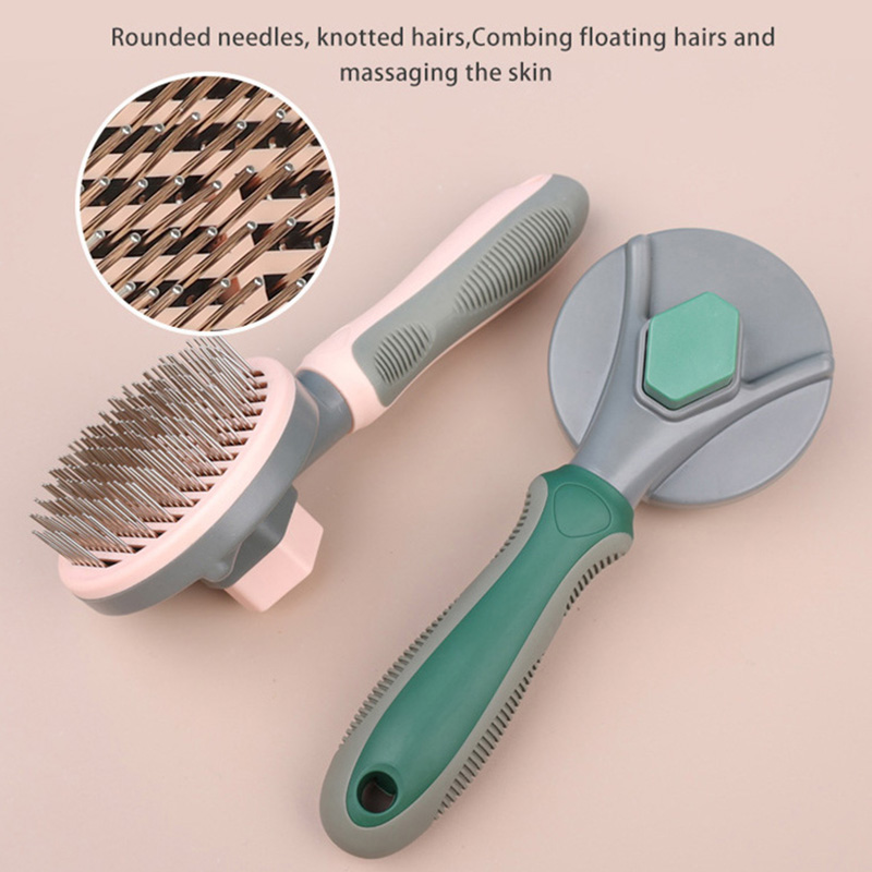 Cat Comb Self Cleaning Slicker Pet Brushes for Dogs Cats Removes Undercoat Tangled Pet Hair Massages Comb Cat Accessories