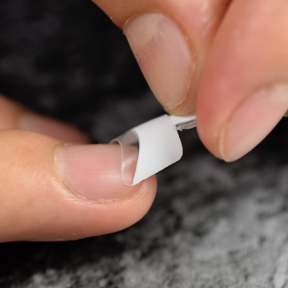 24 stk/sæt 12 størrelse hvide franske neglespidser smukke nemme damer klare franske negle diy tip manicure tilbehør