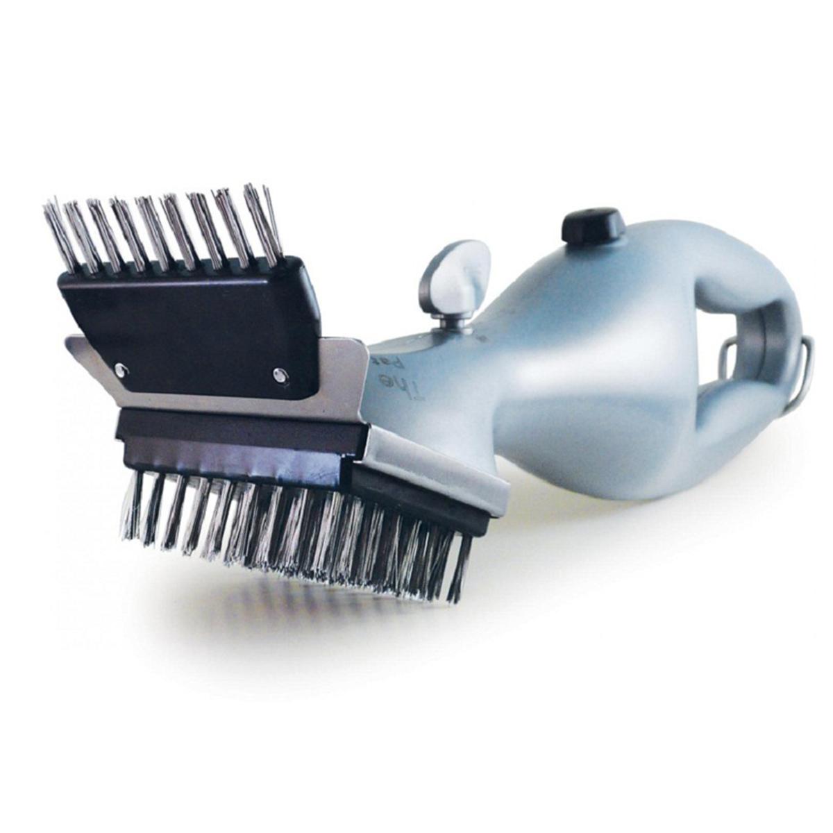 Barbecue Rvs Bbq Reinigingsborstel Outdoor Grill Cleaner Koken Gereedschap: Silver
