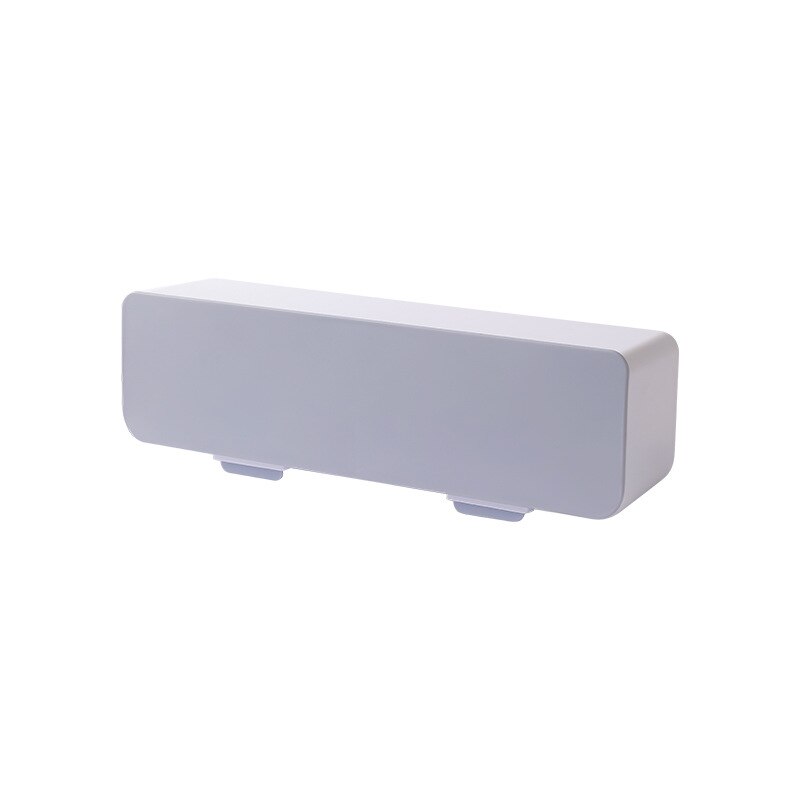 4 Squares Salt Box Spices Box Set Seasoning Container Case With Spoon Waterproof Space-saving Salt Organizer Kitchen Utensils: grey