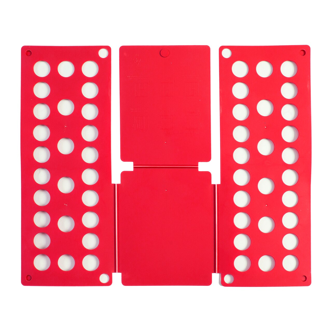 Detaljer om populær t-shirt tøjmappe magisk hurtig tøjvask arrangør folde bord: Rød