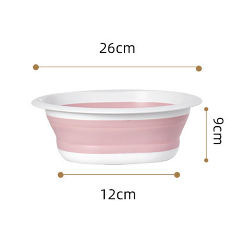 Collapsible Washing Basin Tub Foldable Washbasin Dish Tub Multi-Purpose for Camping Laundry Kitchen Indoor Outdoor Accessories