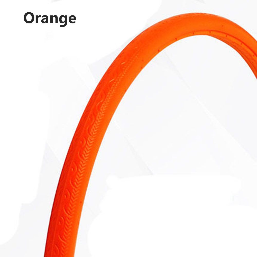 Straße MTB Zubehör Rad Explosion-nachweisen Fahrrad Solide Reifen Fahrrad Reifen Teile Radfahren schlauchlos Reifen 700x23C Reifen: Orange