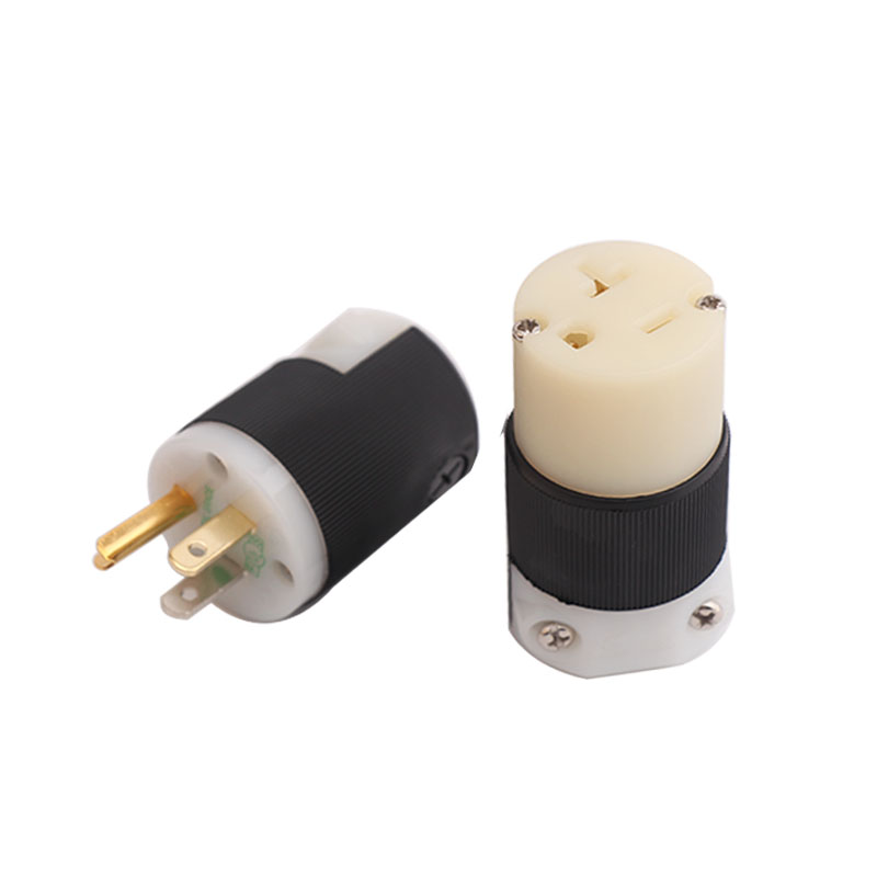 HiFi Audio US Plug Female Socket Hubbell HBL5266C NEMA 5-15P/15R American Standard Copper AC Power Supply Male Connector