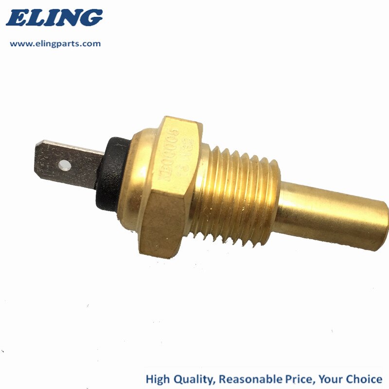 KUS Universal 52mm(2") Car Water Temp Temperature Gauge Meter Indicator 40-120℃ 12V 24V Red Yellow Backlight Optional: 1 4-18NPT no alarm