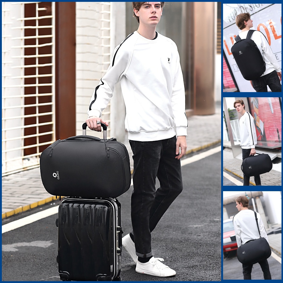¡Novedad de ! Mochilas multifunción para hombres OZUKO de 15,6 pulgadas para ordenador portátil, mochilas de para adolescentes, mochilas de viaje impermeables para hombres