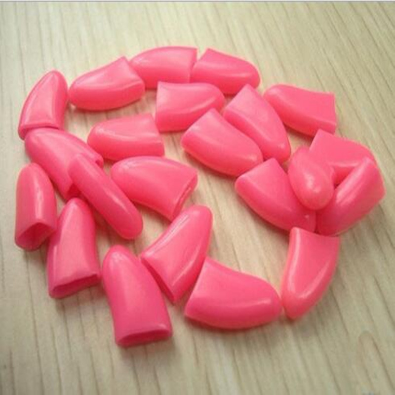 Cw009 nagelkapjes voor huisdieren, hond en kat, 20 stuks/partij, huisdier, kat, hond, nagel, vinger, verzorging, vloer, bescherming, klauwcontrole, zachte pootkapjes, maat xs, s, m, l