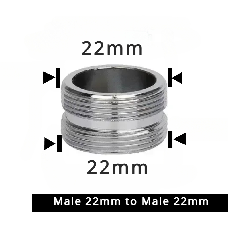 Stainless Steel Faucet Connector M22 To M20 M18 M1/2" Thread Joints Water Purifier Accessory Kitchen Water Tap Adapter Fittings: PURPLE