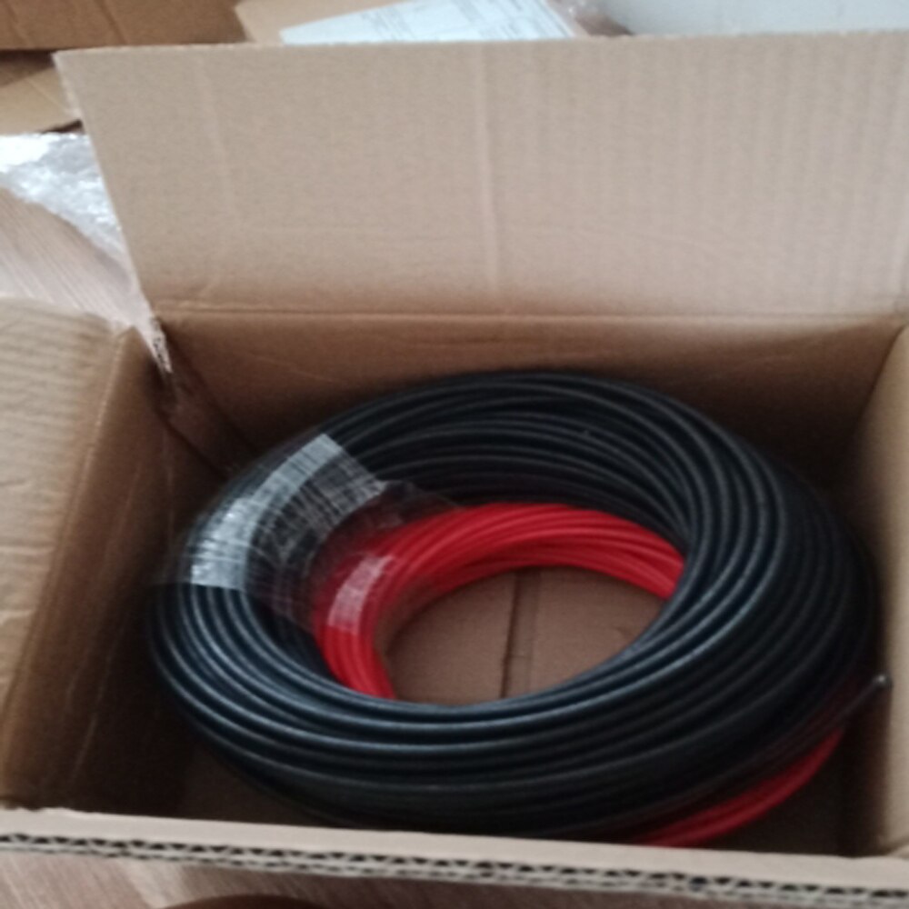 Cavo solare fotovoltaico 10m 4 mm2 6 mm2 rosso/nero per modulo pannello solare stazione domestica kit solari sistema fai da te 10AWG o 12AWG