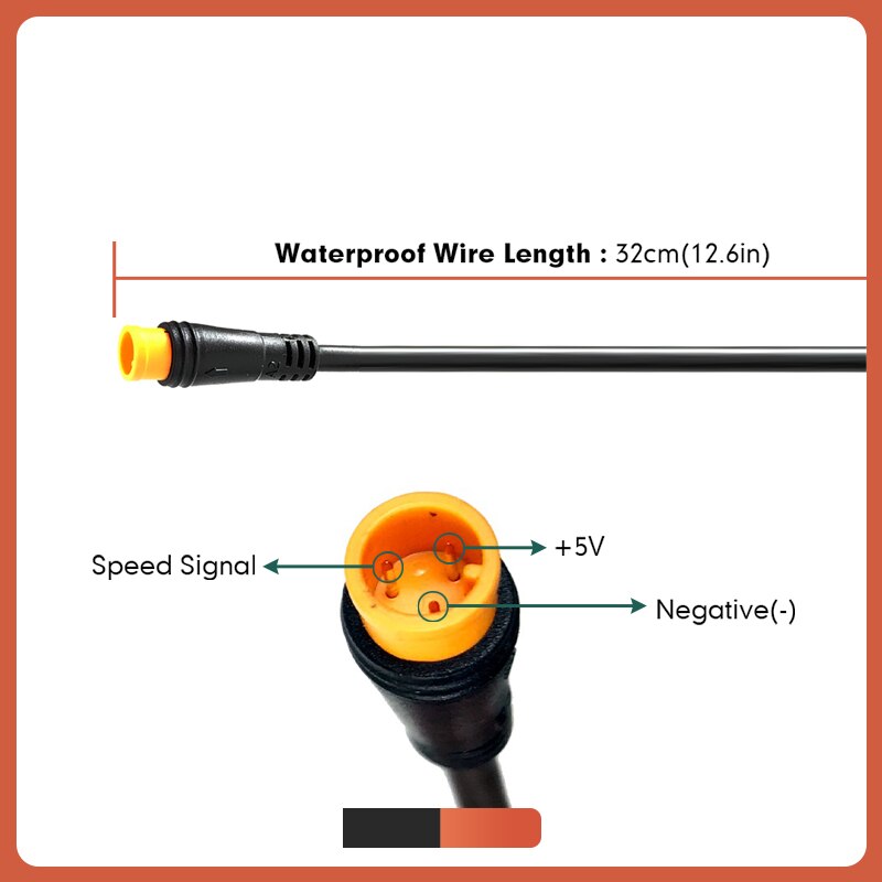 Elektrische Fiets 130X Thumb Throttle 12V24V36V48V60V72V Sm/Waterdichte Plug Ebike Links/Rechts Fiets Gaspedaal Accessoires