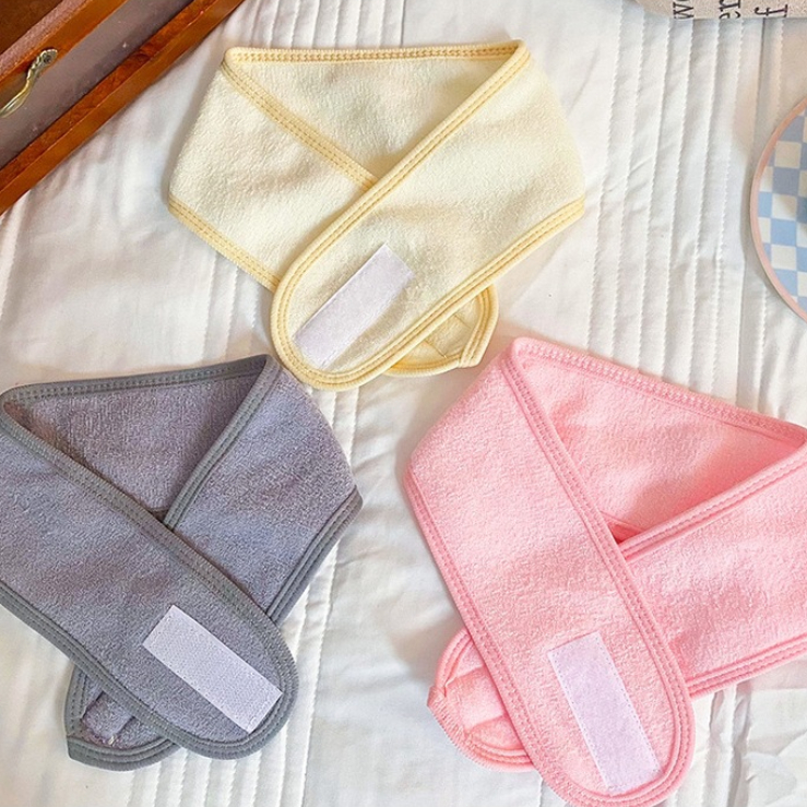 9 colores correas de pelo de Velcro de para mujeres deportes absorbente de sudor transpirable lavado de cara diademas accesorios para el cabello convenientes