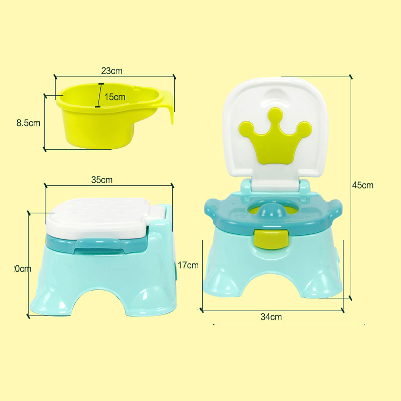 Bébé Pot toilette WC enfants formation siège chaise Portable mignon couronne voyage Pot enfants toilette