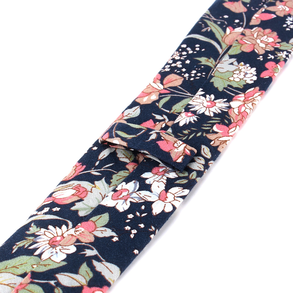 Print Skinny Neck Ties For Men Women Slim Cotton Tie For Boys Girls Suits Ties For Wedding Party Men's Necktie Gravatas