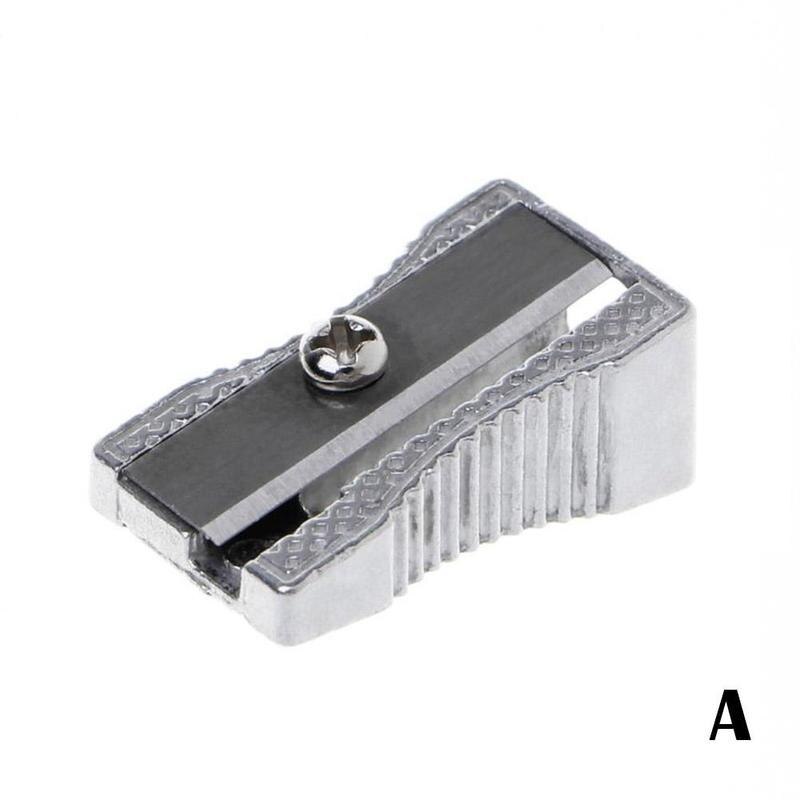 Metall Bleistift Spitzer Nette Klassische machen-hoch Stift Spitzer Für Mädchen Schreibwaren Zurück Liefert Spitzer Bleistift Zu Scho I6I2: A