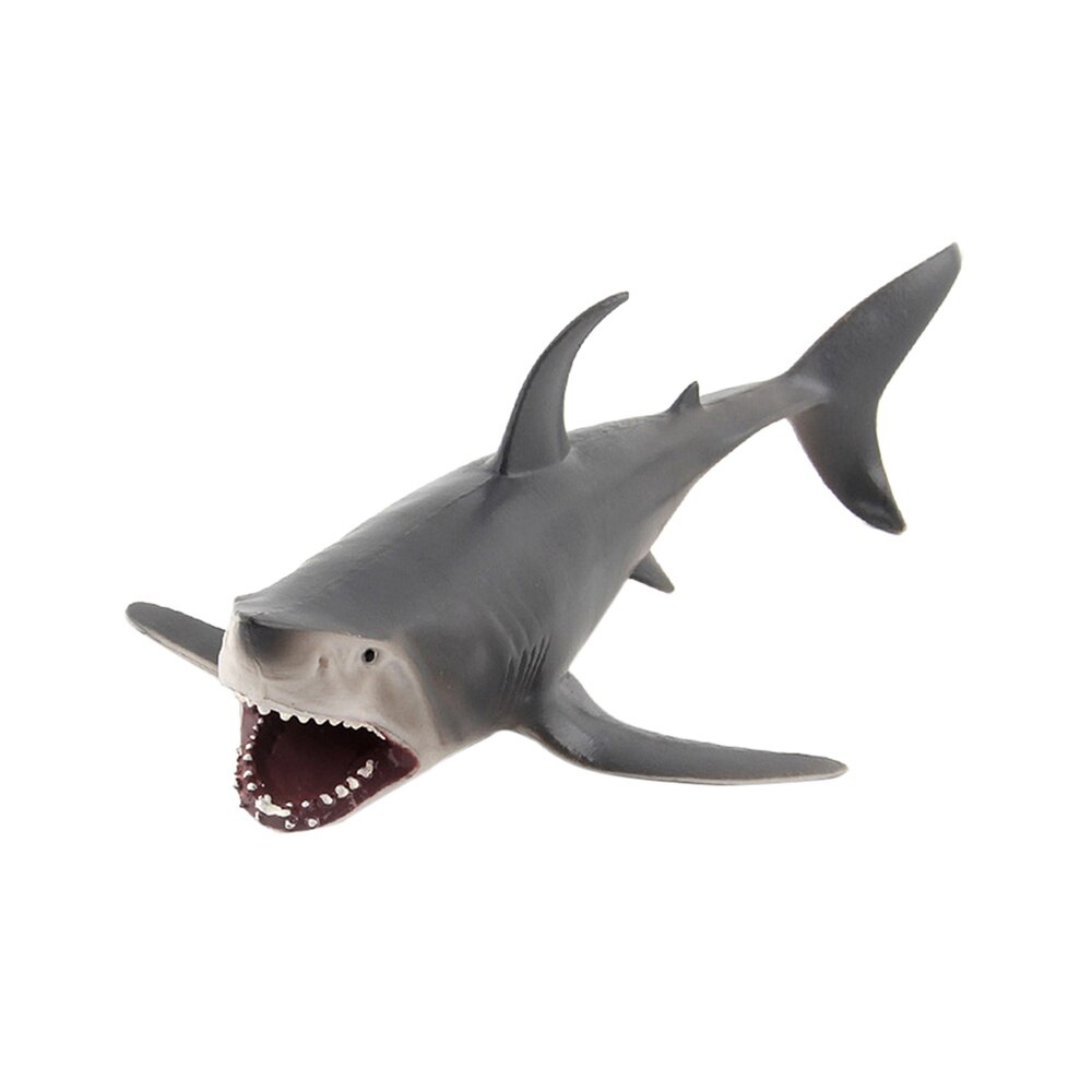Simulatie Sea Life Witte Haai Diermodel Mariene Leven Figuur Speelgoed Voor Kinderen Peuters (858 Witte Haai)