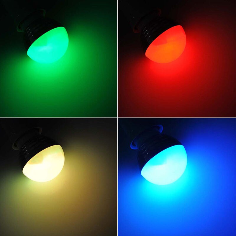 Globe Rgb Led-lampen 1 Veranderende Afstandsbediening E27 GUMR16 E14