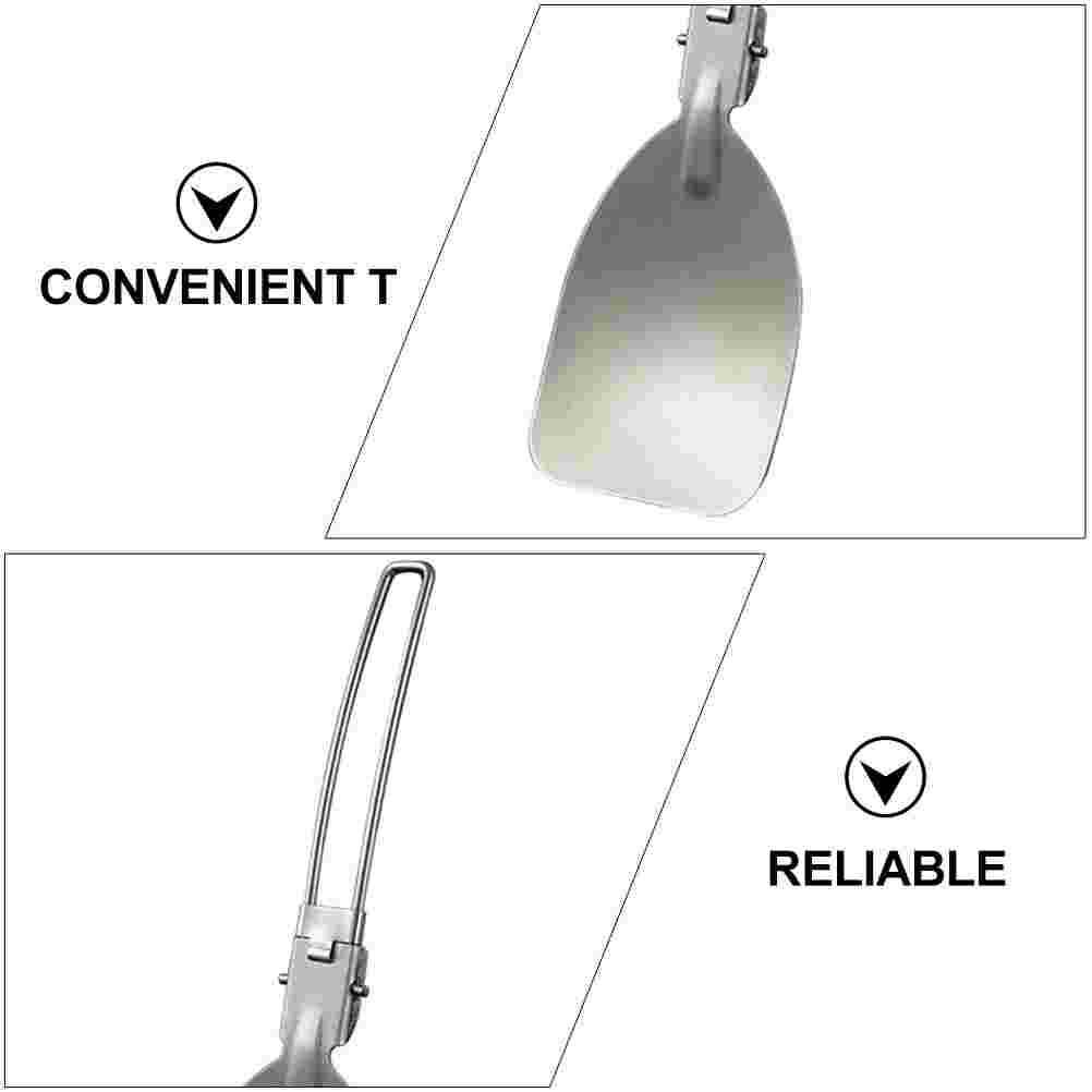 Espátula plegable para cocinar al aire libre, accesorio multifunción para freír, Wok, accesorio de Camping
