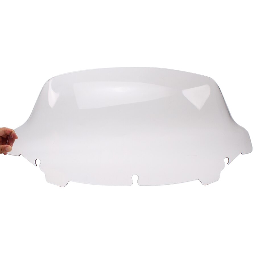 Pare-brise Harley Touring Electra Street Glide FLHX FLHT 14-16 | 4.5 "/7"/10.5 "noir/fumée/transparent Wave, pare-brise: 10.5 inch Clear