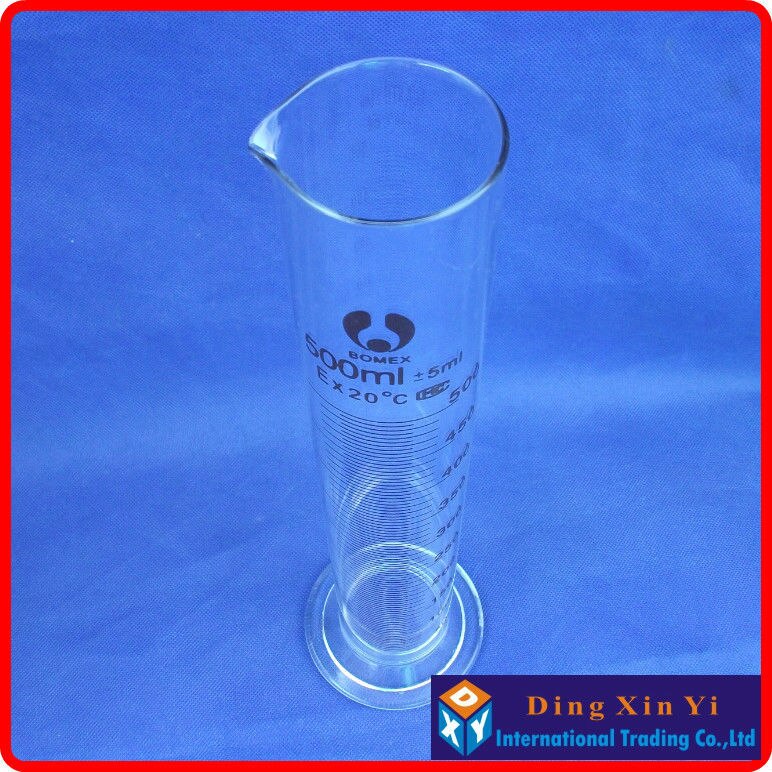 500ml glass graduated cylinder, measuring cylinder measuring graduates glass graduate