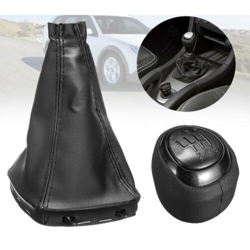 6 Speed Gear Shift Knob Gaiter Boot Cover for SAAB... Grandado