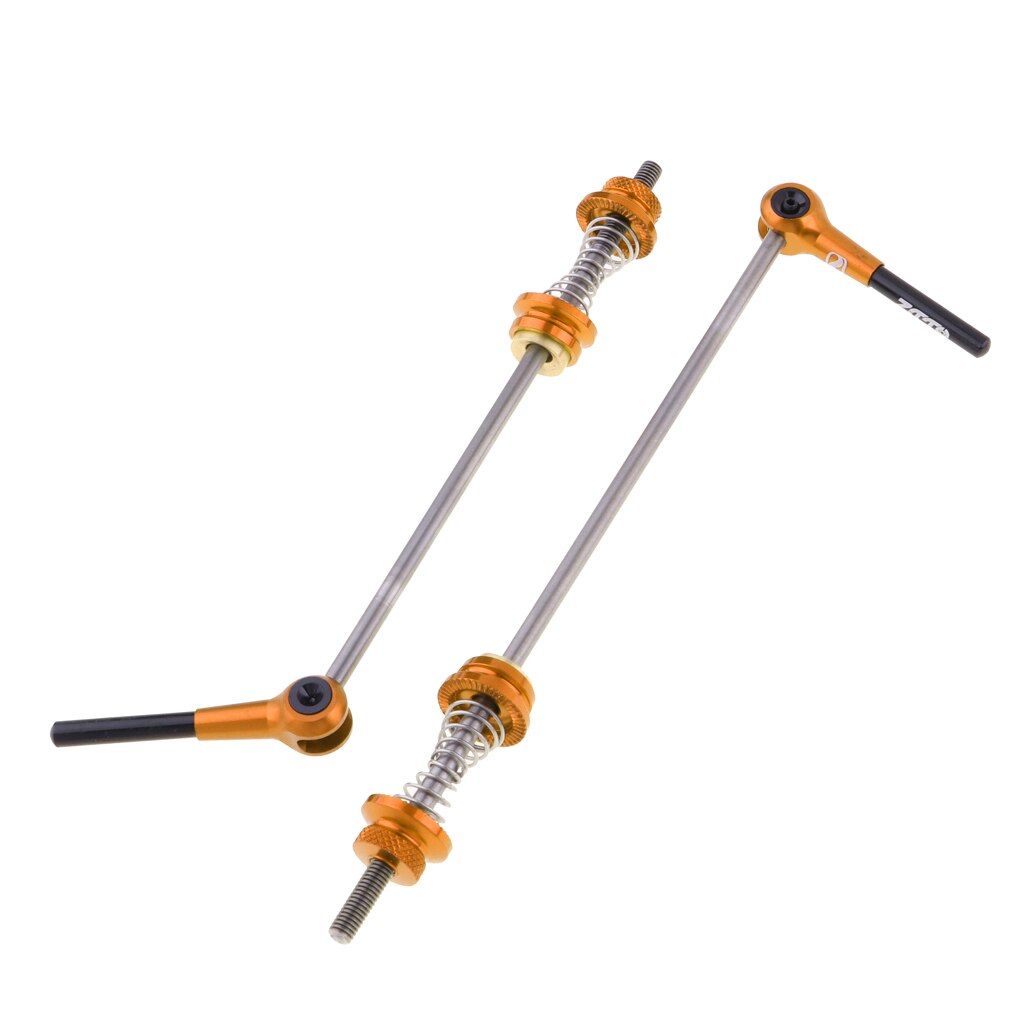 Bicycle Quick Release Rear Wheel Skewers Aluminum Alloy Bike Wheel Skewers for MTB Road Cycling: Gold