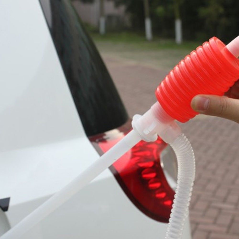 Bil plast manuel sifon suge væske pumpe olie benzin diesel vand manuel sifon suge til lastbil bil tilbehør