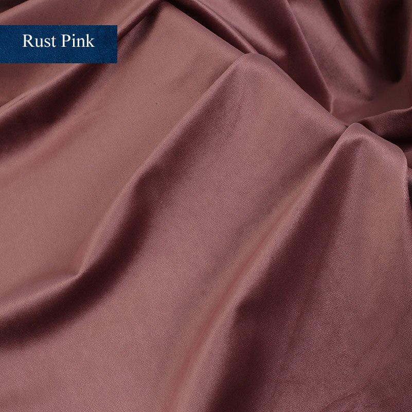 Pure Colour Dutch Velvet Fabric for Sewing Clothes Upholstery DIY Home Decor Textile by the Half Meter: Beige