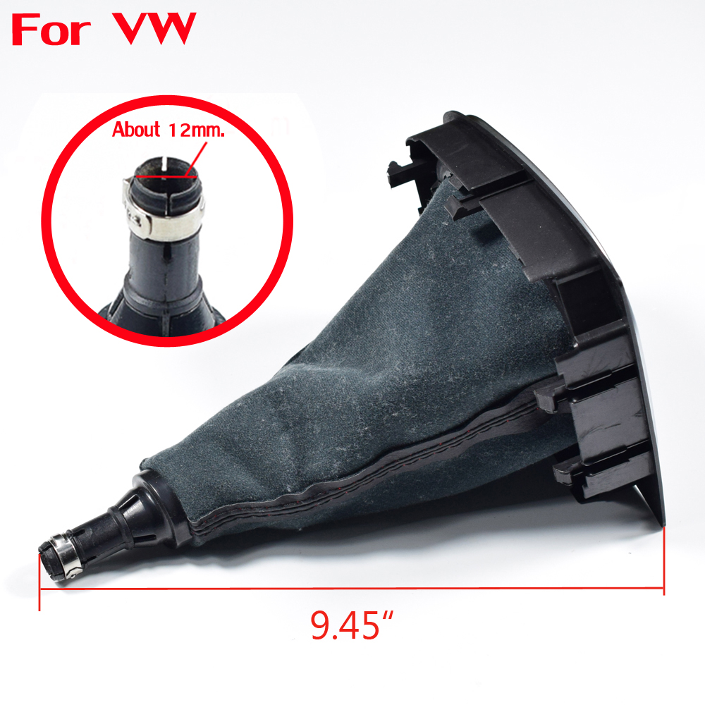 Manual 5/6 Speed Red Panel Voor Volkswagen Vw Golf 6 MK6 Gti Gtd R20 Pookknop shifter Met Lederen Boot Cover